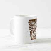 Café est toujours une bonne idée Mug en céramique (Devant gauche)