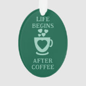 Café et amis aiment le coeur vert (dos)