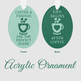 Café et amis aiment le coeur vert