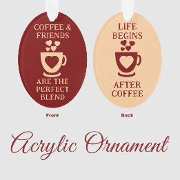 Café et amis aiment les coeurs bourgogne