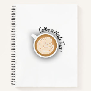 Café et Bible Time (Logo) Journal Blanc
