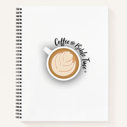 Café et Bible Time (Logo) Journal Blanc (Devant)