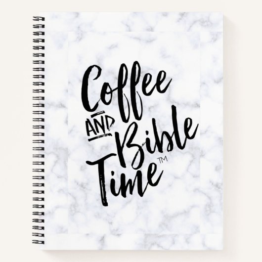 Café et Bible time Marble Journal (Devant)