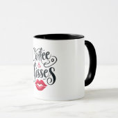 Café et biscuits - tasse romantique (Devant droit)