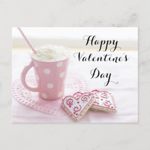 Café et biscuits Valentine   Carte postale