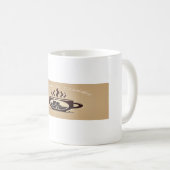 Café et boudins Podcast Mug (Devant droit)