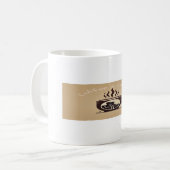 Café et boudins Podcast Mug (Devant gauche)