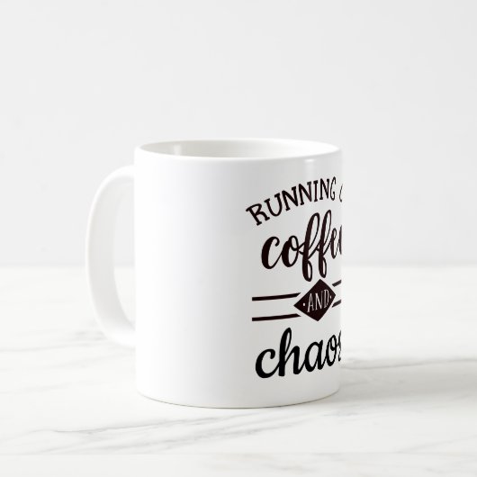 Café et chaos Mug (Devant gauche)