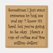 Café Et Cinq Millions De Dollars Aimant (Devant)