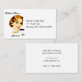 Café et conseil de la ménagère rétro (Devant / Derrière)