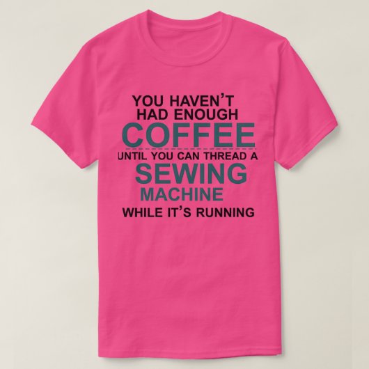 Café et couture Premium TShirt (Design devant)