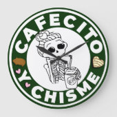 Café et horloge de ragots (Recto)