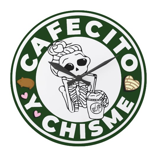 Café et horloge de ragots