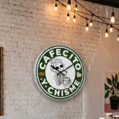 Café et horloge de ragots