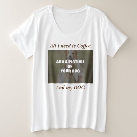 Café et mon Oreiller de chien (Design devant)
