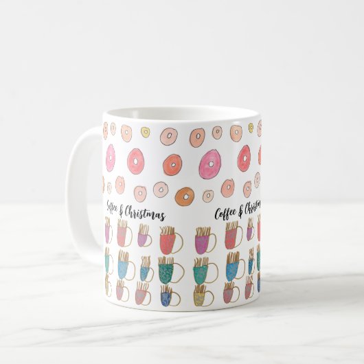 Café et Mug de Noël (Devant gauche)