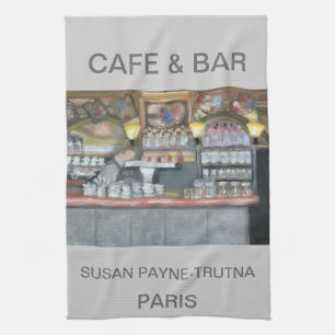 CAFÉ ET SERVIETTE DE PARIS DE BARRE
