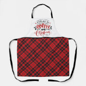 Café et tablier de Noël (Recto)