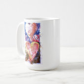 Café et tasse d'amour (Devant gauche)