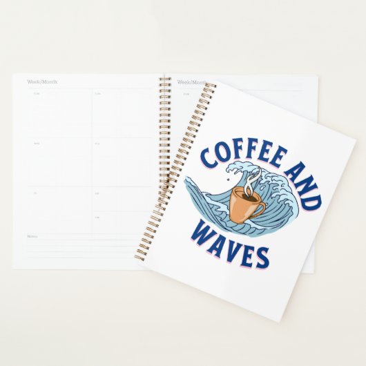 Café et Vagues (Devant avec enveloppe)