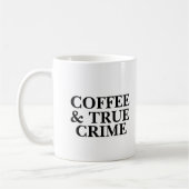 Café et vrai crime Café Mug (Gauche)