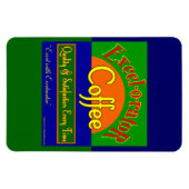 Café Excelorator Nouveau Magnets rétro Crate Art (Horizontal)