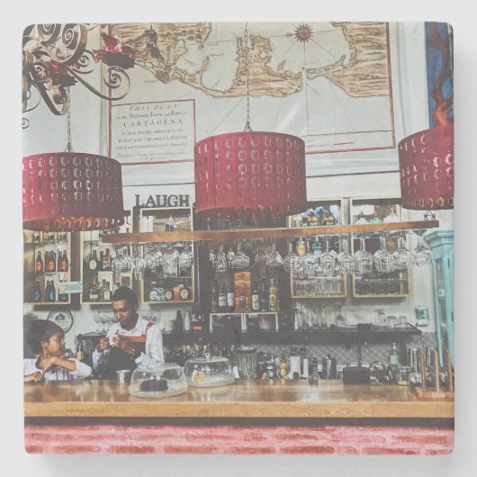 Cafe Explorer Stone Onderzetter (Voorkant)