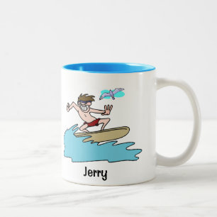 Café fait sur commande de surfers - tasse de thé