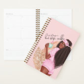 Café Faux Parties scintillant Fille Cheveux Rose r (Devant avec enveloppe)