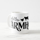 Café ferme Mug (Devant gauche)