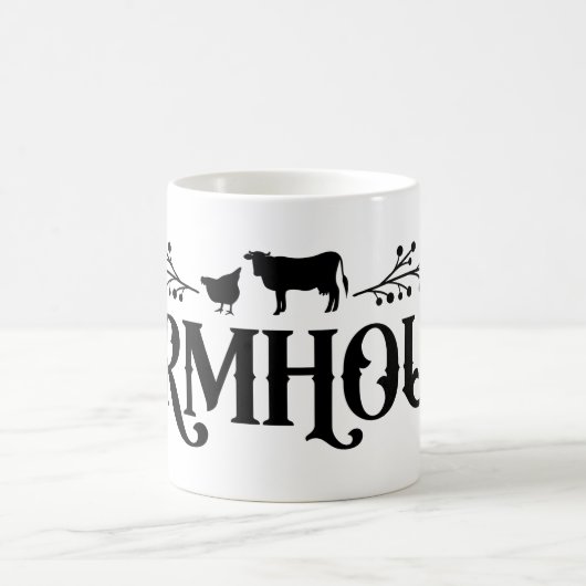 Café ferme Mug (Centre)