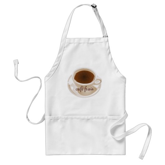 Café frais standaard schort (Voorkant)
