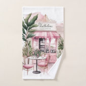 Café français esthétique, Vintage, (Serviette à main)