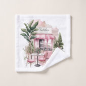 Café français esthétique, Vintage, (Gant de toilette)