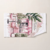 Café français esthétique, Vintage, (Serviette à main)