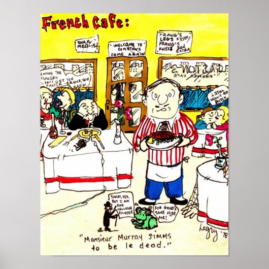 Café français - Poster (Devant)