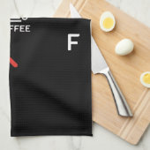 Café Gage Serviette de cuisine - Serviette amusant (Quart Plié)