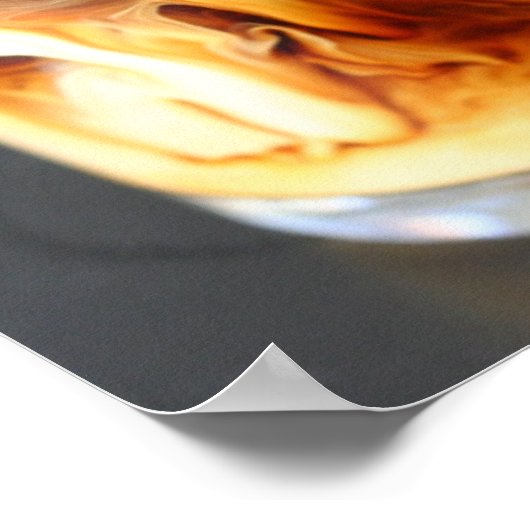 café glacé - affiche 11x17 (Coin)