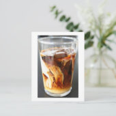 café glacé - carte postale (Debout devant)