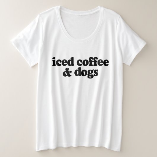 Café Glacé Et Chiens (Design devant)