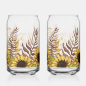 Café glacé floral rustique & Été (Gauche)