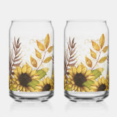 Café glacé floral rustique & Été (Verso)