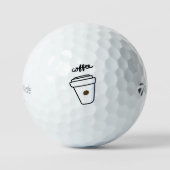 Café & golf Taylormade 3 balles de golf pack (Recto)