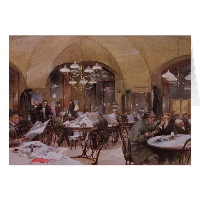 Café Griensteidl, Vienne, 1890 (Devant horizontal)