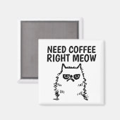 CAFÉ GROUCHY CHAT MAGNETS (Recto/Verso)
