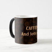 Café Haricots amusant Café Mug (Devant gauche)