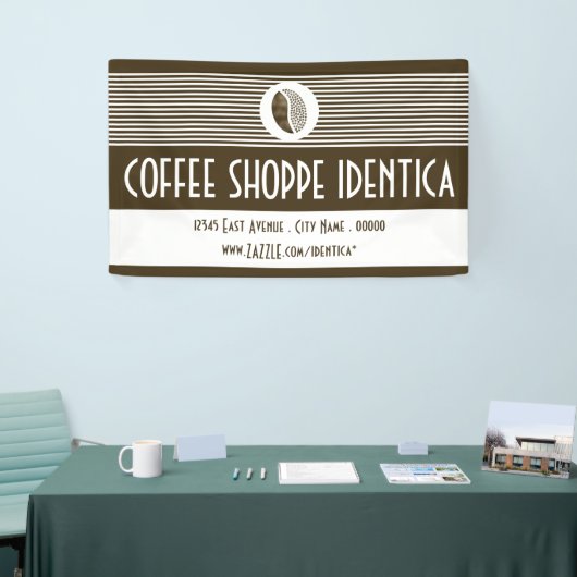 café haricots bannière (Salon professionnel)