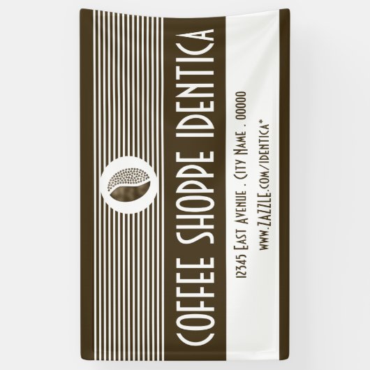 café haricots bannière (Vertical)