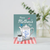 Café Heure des mères Carte de jour férié (Debout devant)