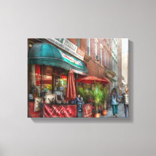 Cafe - Hoboken, NJ - Vito's Italiaanse Deli Canvas Afdruk